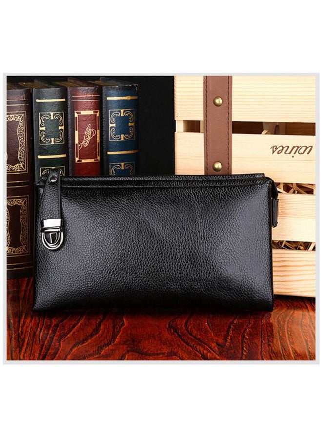 Leather Women Wallet Black  - Image 3