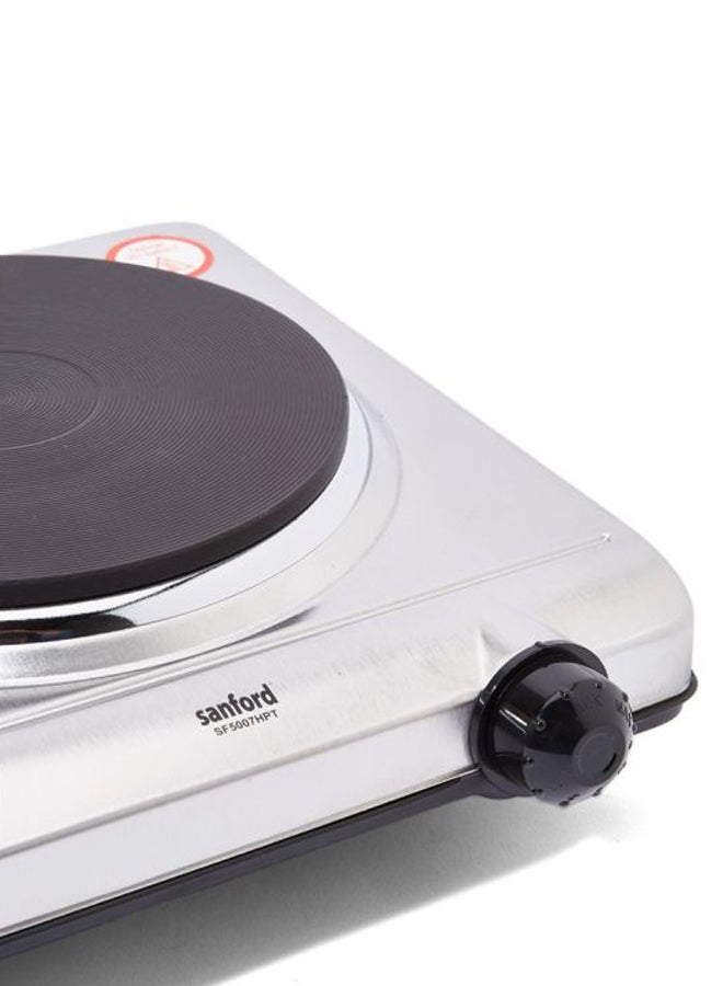 سانفورد موقد طهي كهربائي فردي بقدرة 1000-1500 وات 1500.0 W SF5007HPT BS فضي - Image 3