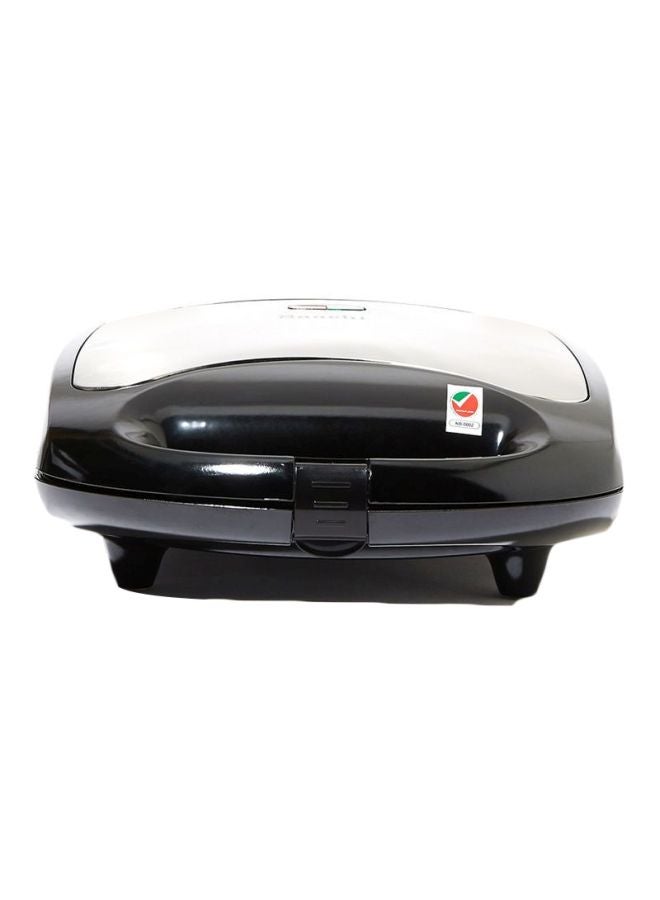 ساتشي ماكينة صنع السندويشات بقدرة 1100 وات، مزودة بعدد 4 فتحات 1100 W NL-SM-4660-BK أسود/ رمادي  - Image 1