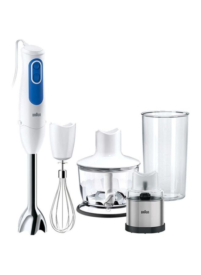 BRAUN - Multiquick 3 Hand Blender 700W MQ3038 White/Blue - Image 1