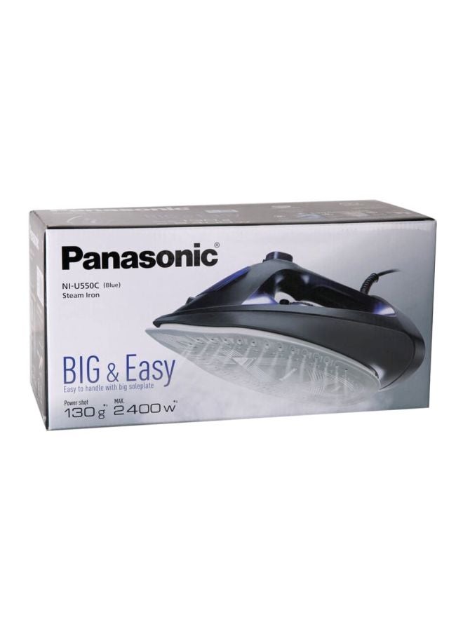 Panasonic - Steam Iron 2400 W NIU550 Blue/Black/Grey - Image 1