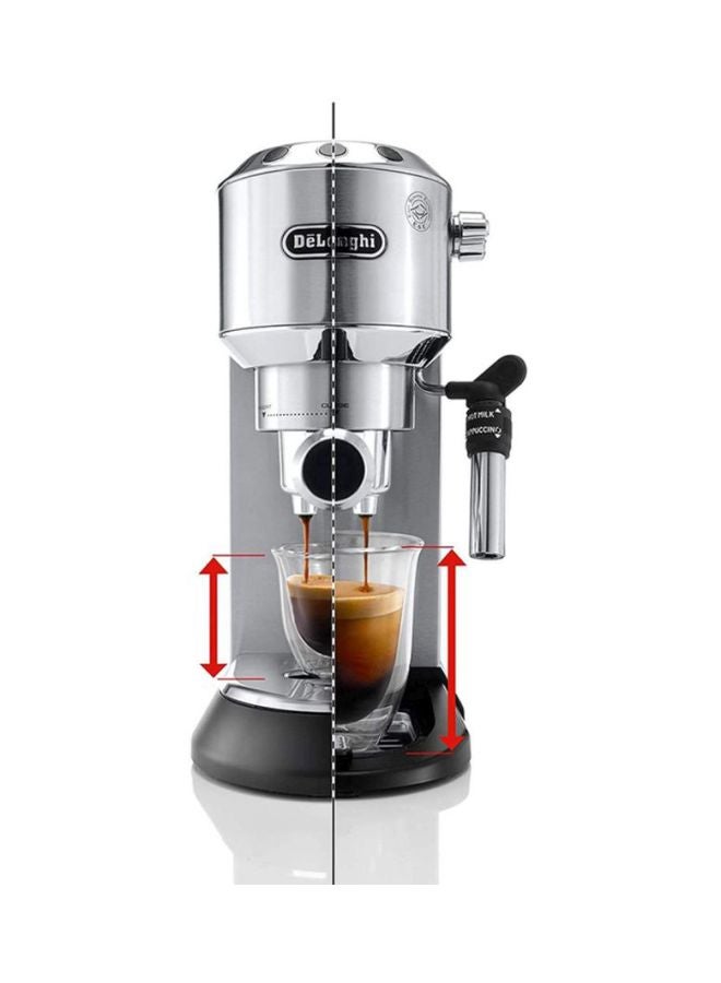 De'Longhi Pump Espresso Semi Automatic Coffee Maker 1.1 L 1350 W EC685.M Silver - Image 4