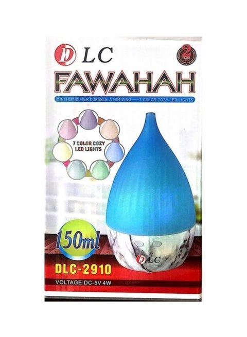 Fawahah Mini Humidifier 150ml Multicolour