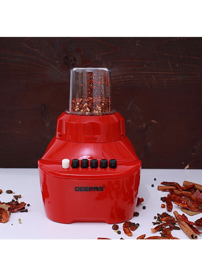 GEEPAS - 2 In 1 Multifunctional Blender 1.5 L 400 W GSB44064 Red - Image 1