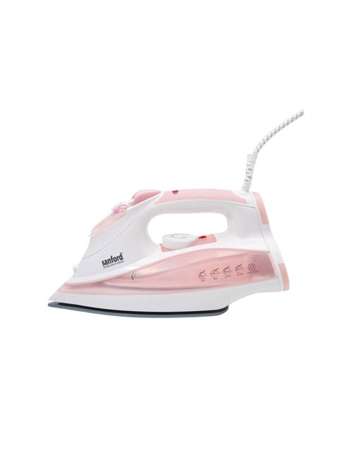 Steam Iron With Ceramic Plate 2200.0 W SF46CSI BS White/Pink