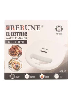 ريبون ماكينة صنع الوافل الكهربائية 750.0 W RE-5-070 أبيض  - Image 2