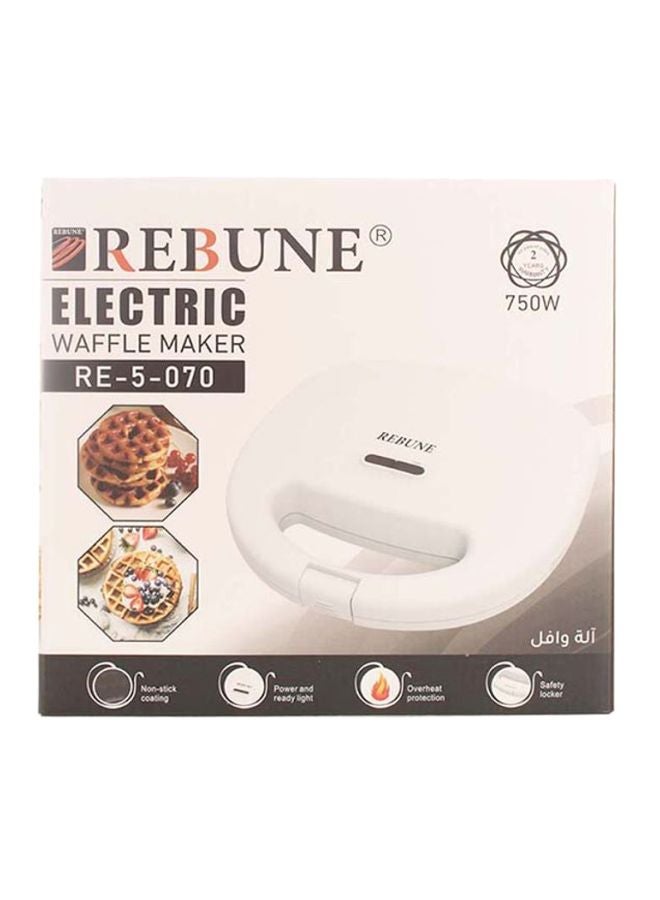 ريبون ماكينة صنع الوافل الكهربائية 750.0 W RE-5-070 أبيض  - Image 2