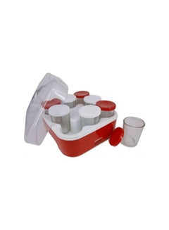 Zahran 8 Cups Yogurt Maker 25 W YG6003EG Red/Clear/White  - Image 2