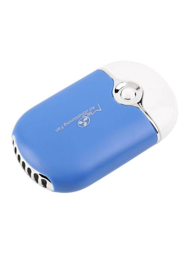 OUTAD Handheld Air Conditioning Cooling USB Fan ZK720302 Blue/White - Image 3