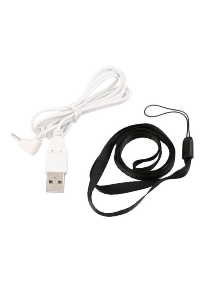 OUTAD Handheld Air Conditioning Cooling USB Fan ZK720302 Blue/White - Image 4