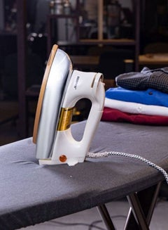 GEEPAS Automatic Dry Iron 1200.0 W GDI23011 White/Silver/Gold  - Image 5