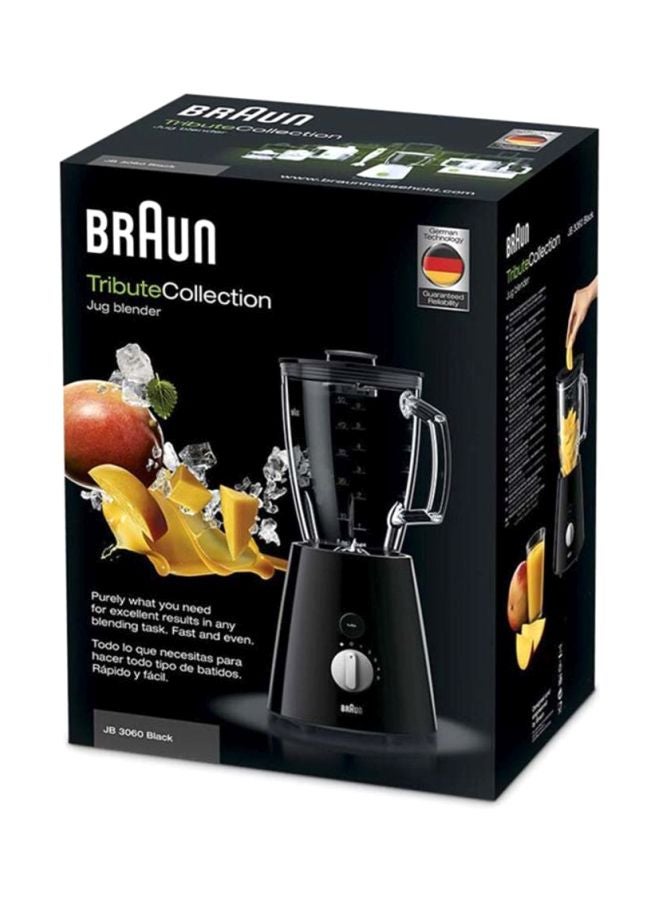 براون خلاط طاولة سعة 1.75 لتر 1.7 L 800.0 W JB3060 أسود / شفاف - Image 3