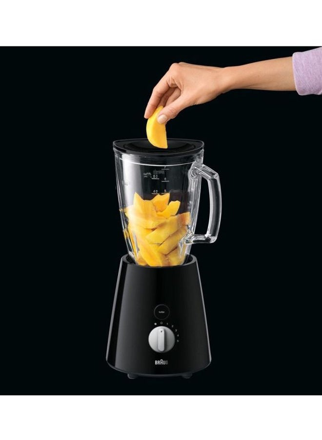 براون خلاط طاولة سعة 1.75 لتر 1.7 L 800.0 W JB3060 أسود / شفاف - Image 4