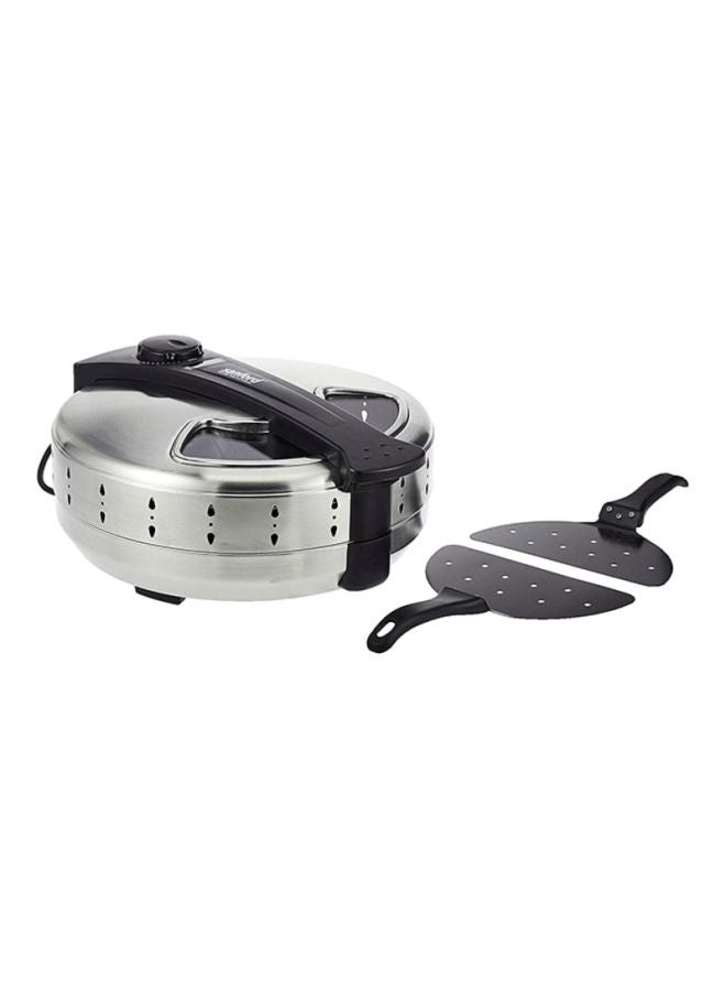 سانفورد ماكينة صنع البيتزا من الإستانلس ستيل بقوة 1200 وات 1200.0 W SF5956PM BS فضي - Image 3