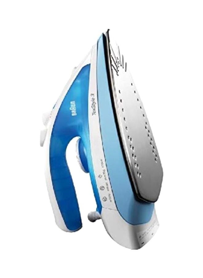 براون مكواة بخار كهربائية بقدرة 2000 وات 2000.0 W TS340C أزرق/ أبيض - Image 3