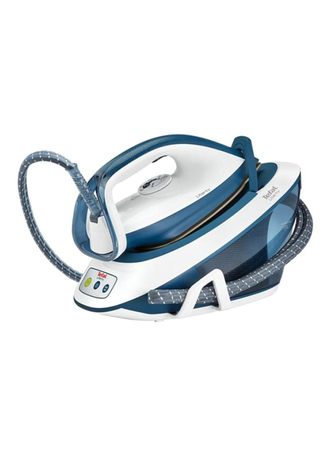 Tefal - Liberty Steam Iron 1.5 L 2200 W SV7030M0 Blue/White - Image 1