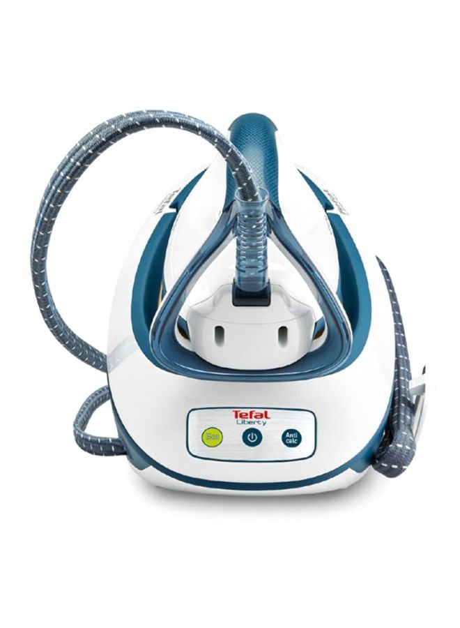 Tefal - Liberty Steam Iron 1.5 L 2200 W SV7030M0 Blue/White - Image 1