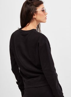 BlueAge Pure Sport Striped Sweatshirt Black/White  - Image 2