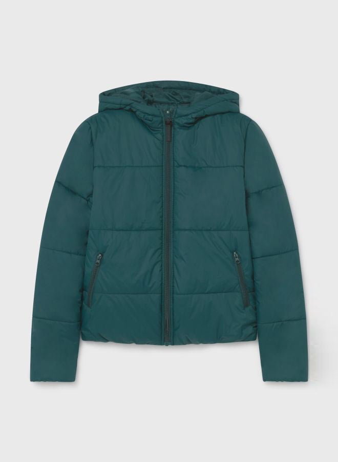 BlueAge Always Working Hooded Jacket Green  - Image 1