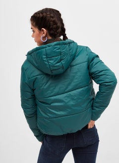 BlueAge Always Working Hooded Jacket Green  - Image 2