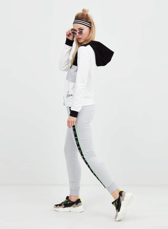 BlueAge Mickey Printed Joggers Grey/Black  - Image 2