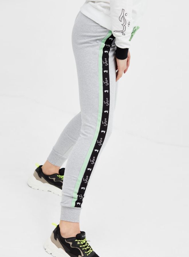 BlueAge Mickey Printed Joggers Grey/Black  - Image 3