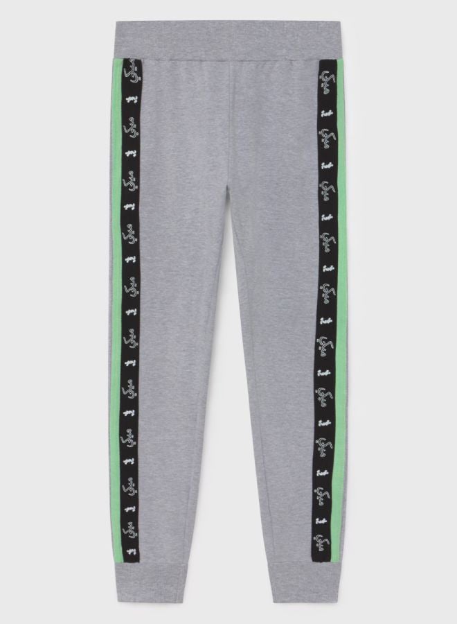 BlueAge Mickey Printed Joggers Grey/Black  - Image 4