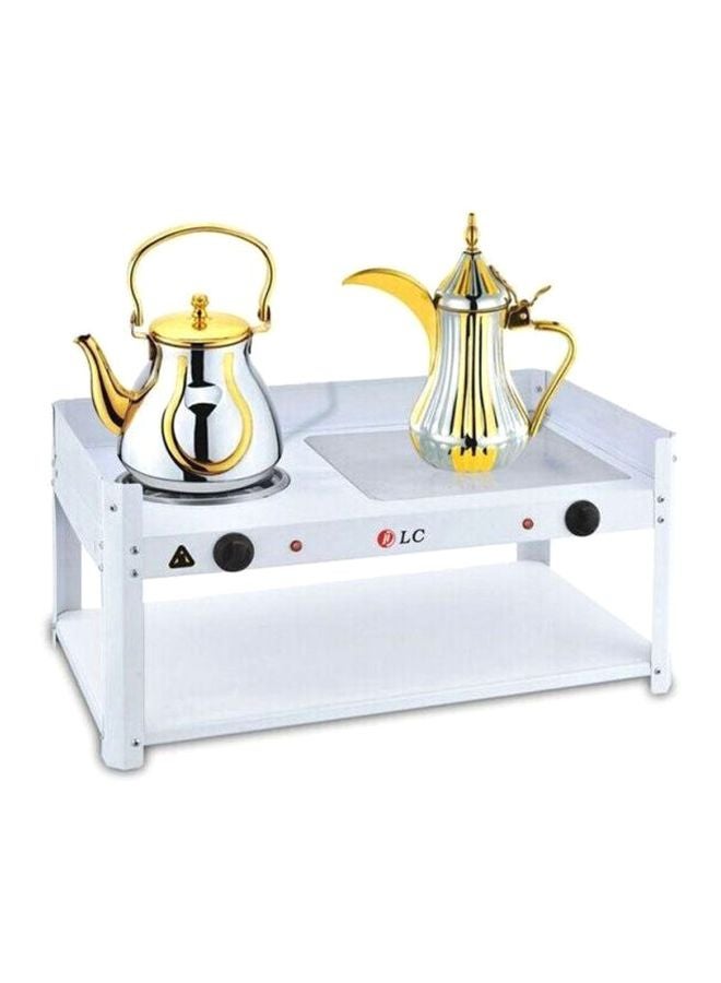 DLC 2-Burner Coffee And Tea Electric Heater DLC-5534 White - Image 2