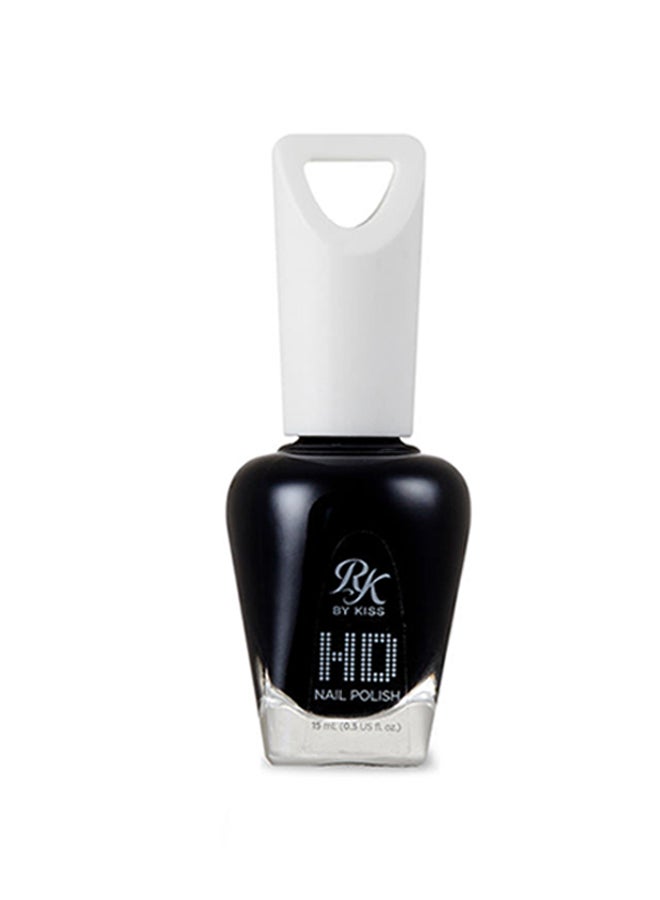 KISS HD Nail Polish HDPC17 Pitch Black Darkness 