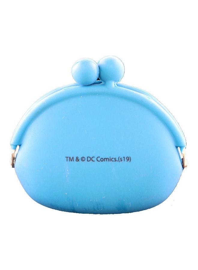 WB DC Wonder Woman Themed Coin Pouch Dark Blue/Yellow - Image 2