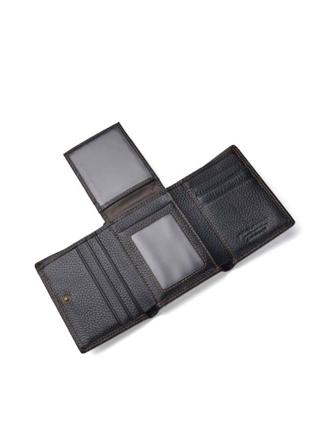Beauenty Tri-Fold Leather Wallet Black  - Image 3