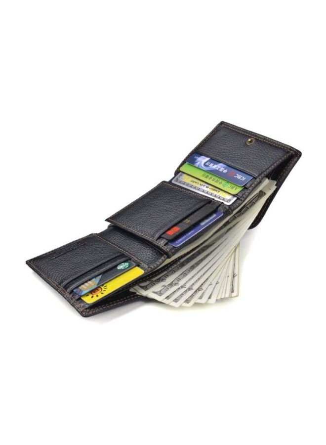 Beauenty Tri-Fold Leather Wallet Black  - Image 4