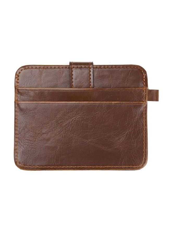 Beauenty Multi-Pocket Leather Card Holder Light Coffee - Image 2