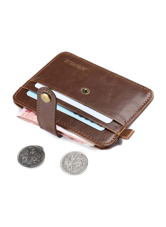 Beauenty Multi-Pocket Leather Card Holder Light Coffee - Image 5