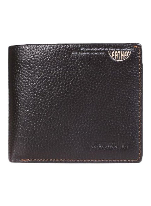 Men's Bi-Fold Leather Wallet Coffee