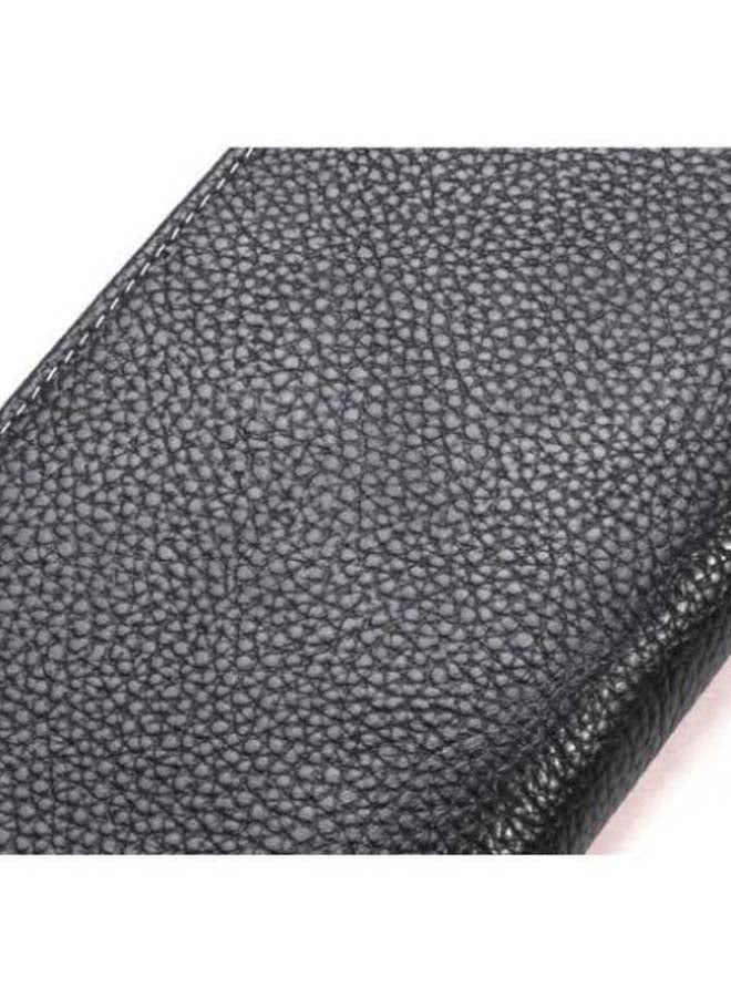 بيوينتي محفظة عصرية من الجلد ثنائية الطي للرجال أسود - Image 3