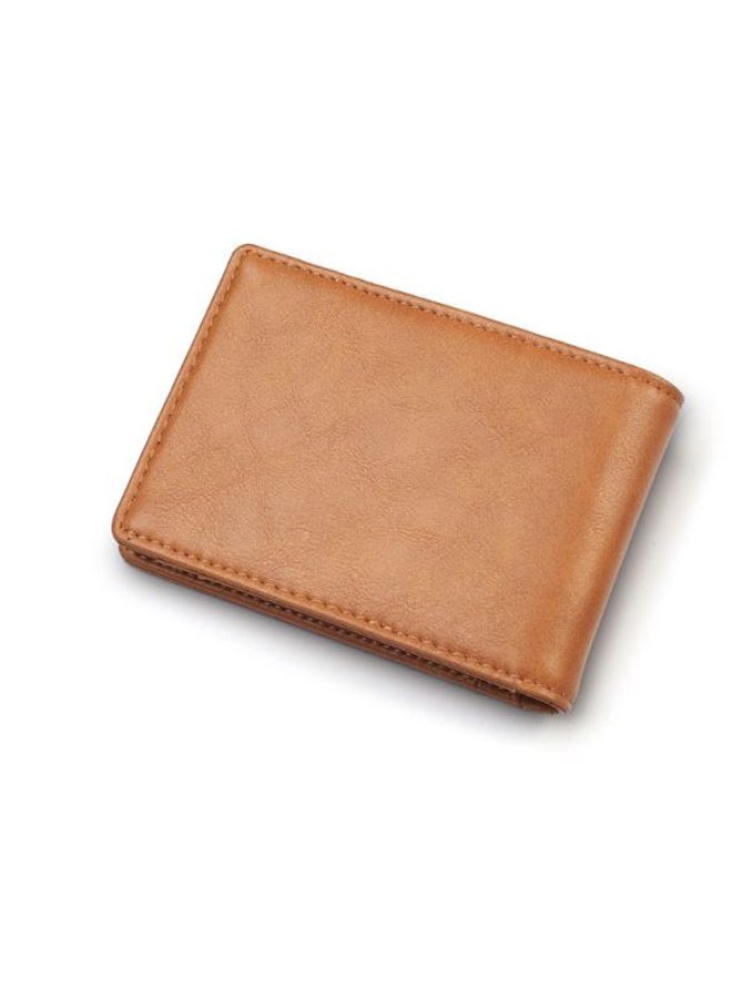 Beauenty - Bi-Fold Leather Men's Wallet Brown - Image 1