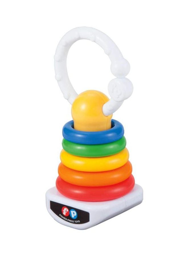 Fisher-Price Rock-A-Stack Clacker 5.5 x 5.5 x 2.4inch - Image 1