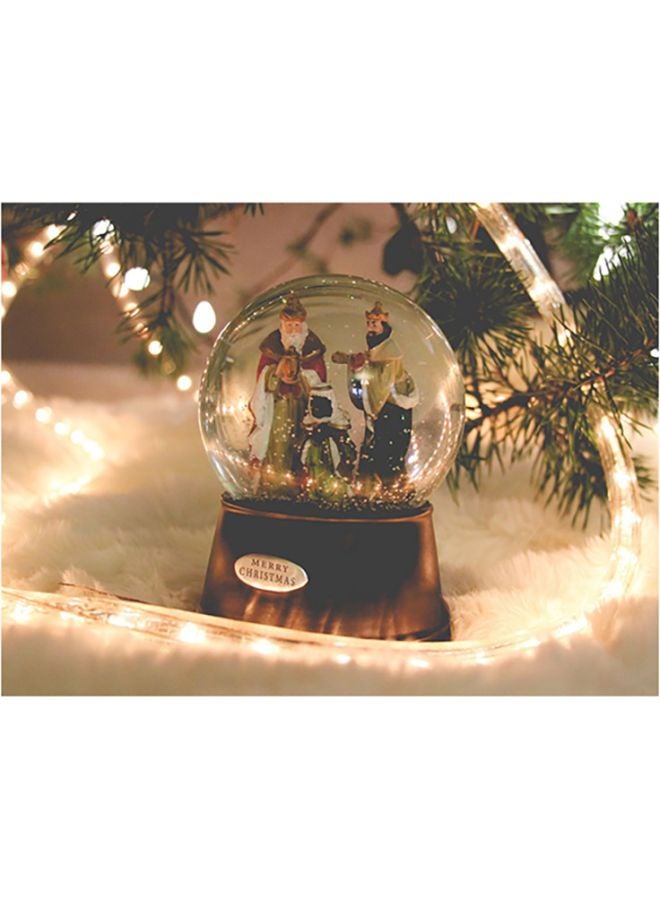 Fast Print - Ball Printed Self Adhesive Wall Sticker White/Brown/Green 100x75cm - Image 1