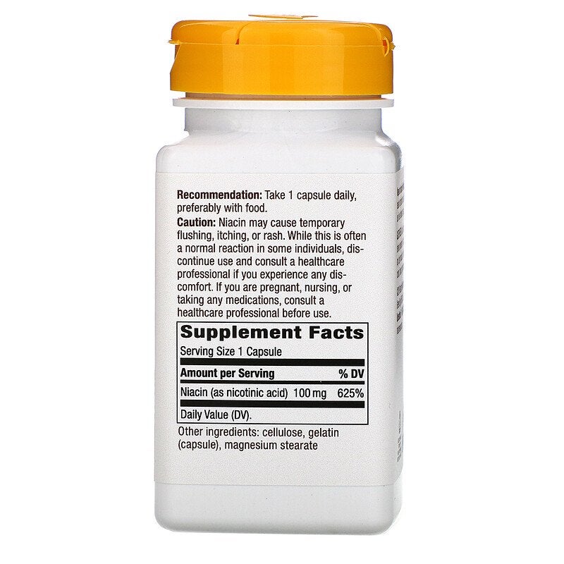 ناتشور واي كبسولات نياسين تركيز 100 مجم - 100 كبسولة - Image 2