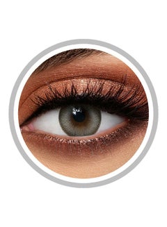 Dahab 9 Months Disposable Platinum Collection Contact Lenses, Khaki Natural Olive  - Image 3