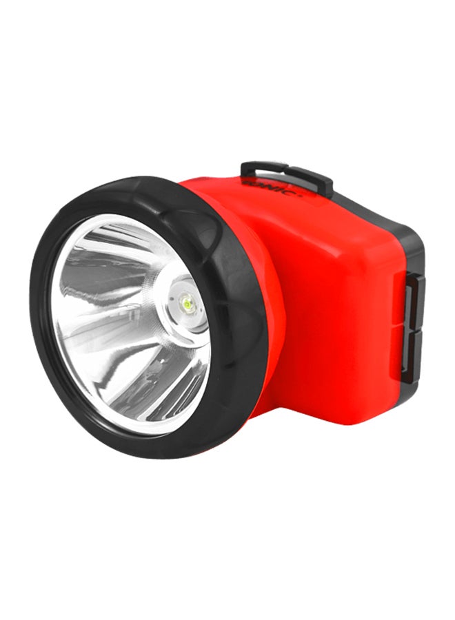 آي سونيك مصباح بإضاءة LED يدوي قابل للشحن أسود/أحمر 12Ø³Ù†ØªÙŠÙ…ØªØ± - Image 1