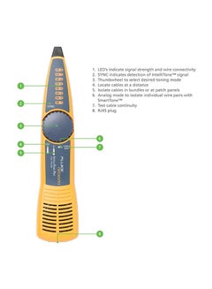 FLUKE Fluke Networks Intellitone Pro 200 LAN Toner And Probe Kit Yellow/Blue  - Image 2