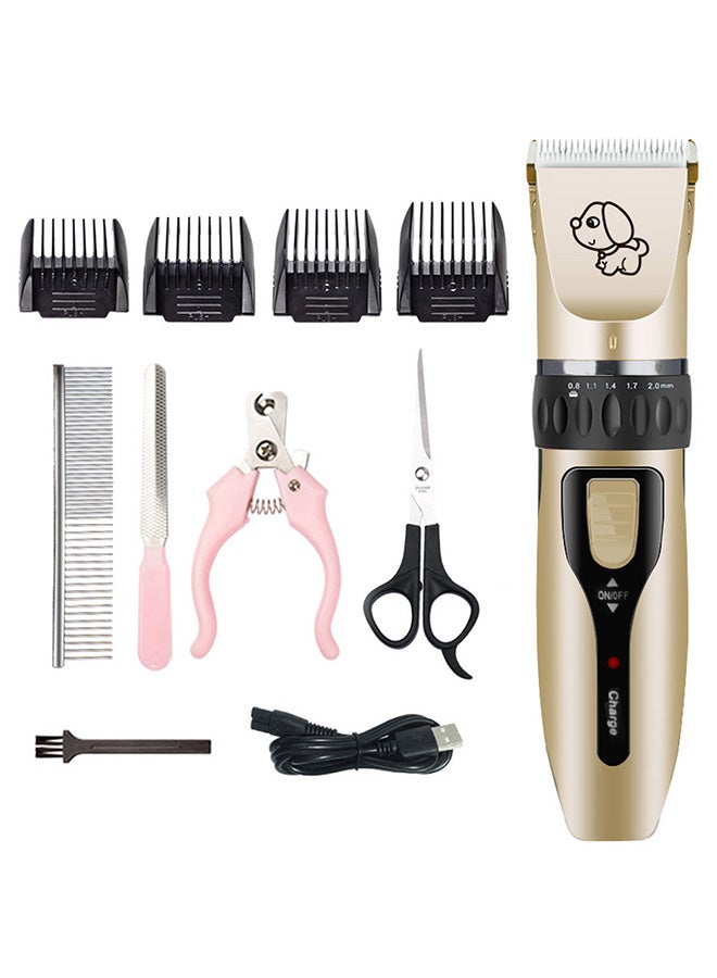 مجموعة الأدوات الكهربائية لتشذيب شعر الحيوانات الأليفة متعدد الألوان 25x17x6سم - Image 1