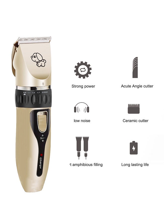 مجموعة الأدوات الكهربائية لتشذيب شعر الحيوانات الأليفة متعدد الألوان 25x17x6سم - Image 2