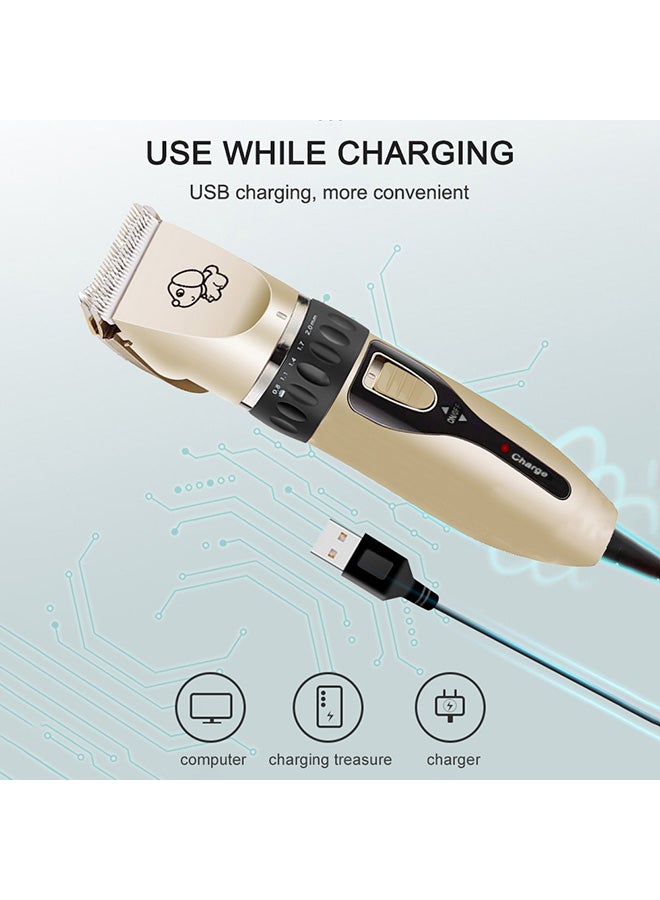 مجموعة الأدوات الكهربائية لتشذيب شعر الحيوانات الأليفة متعدد الألوان 25x17x6سم - Image 3