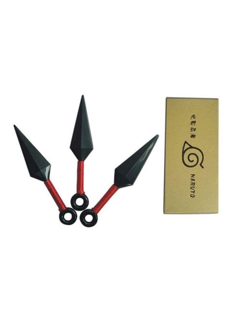 3-Piece Naruto Ninja Small Kunai Rich Authentic Detail Cosplay Accessory Set