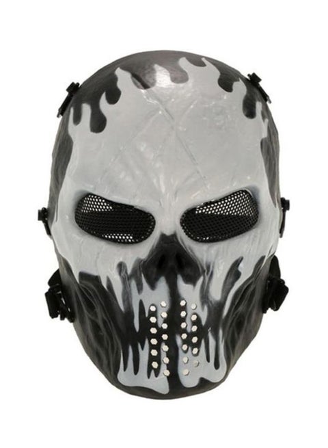 Eye Protected Airsoft Skull Skeleton Full Face Mask 18 x 26cm