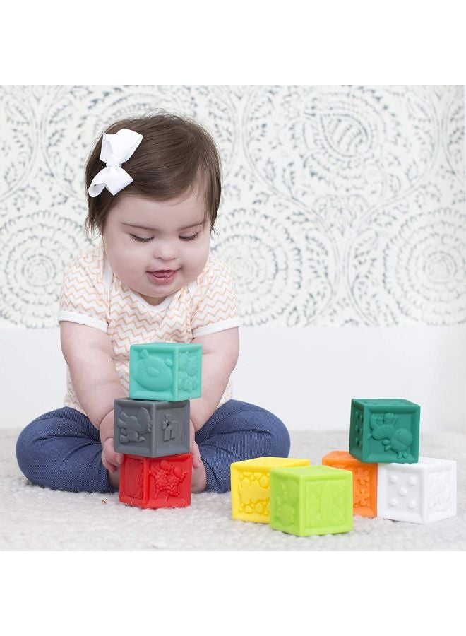 infantino - Gaga Squeeze And Stack Block Set - Image 1