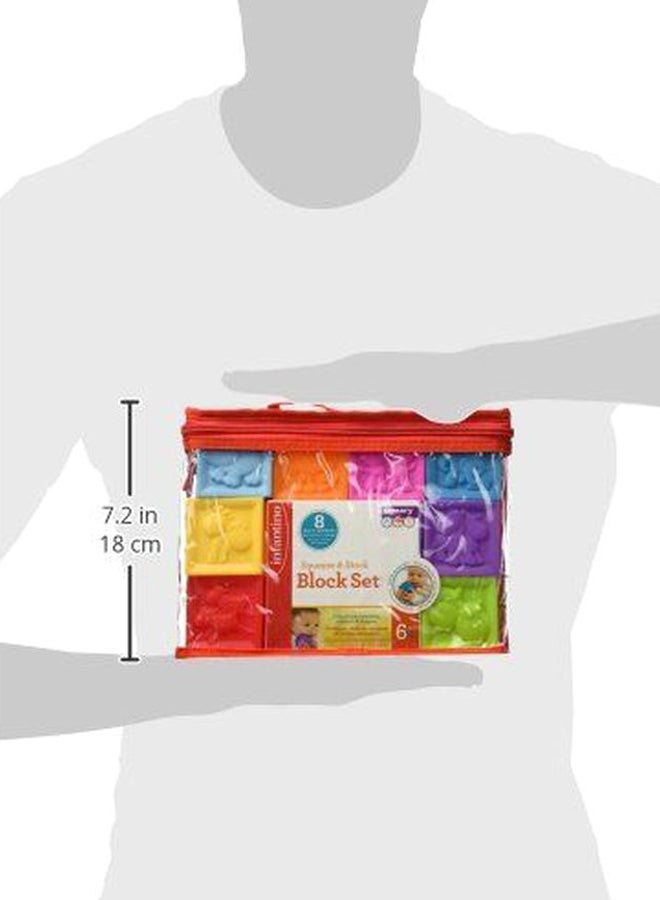 infantino - Gaga Squeeze And Stack Block Set - Image 1